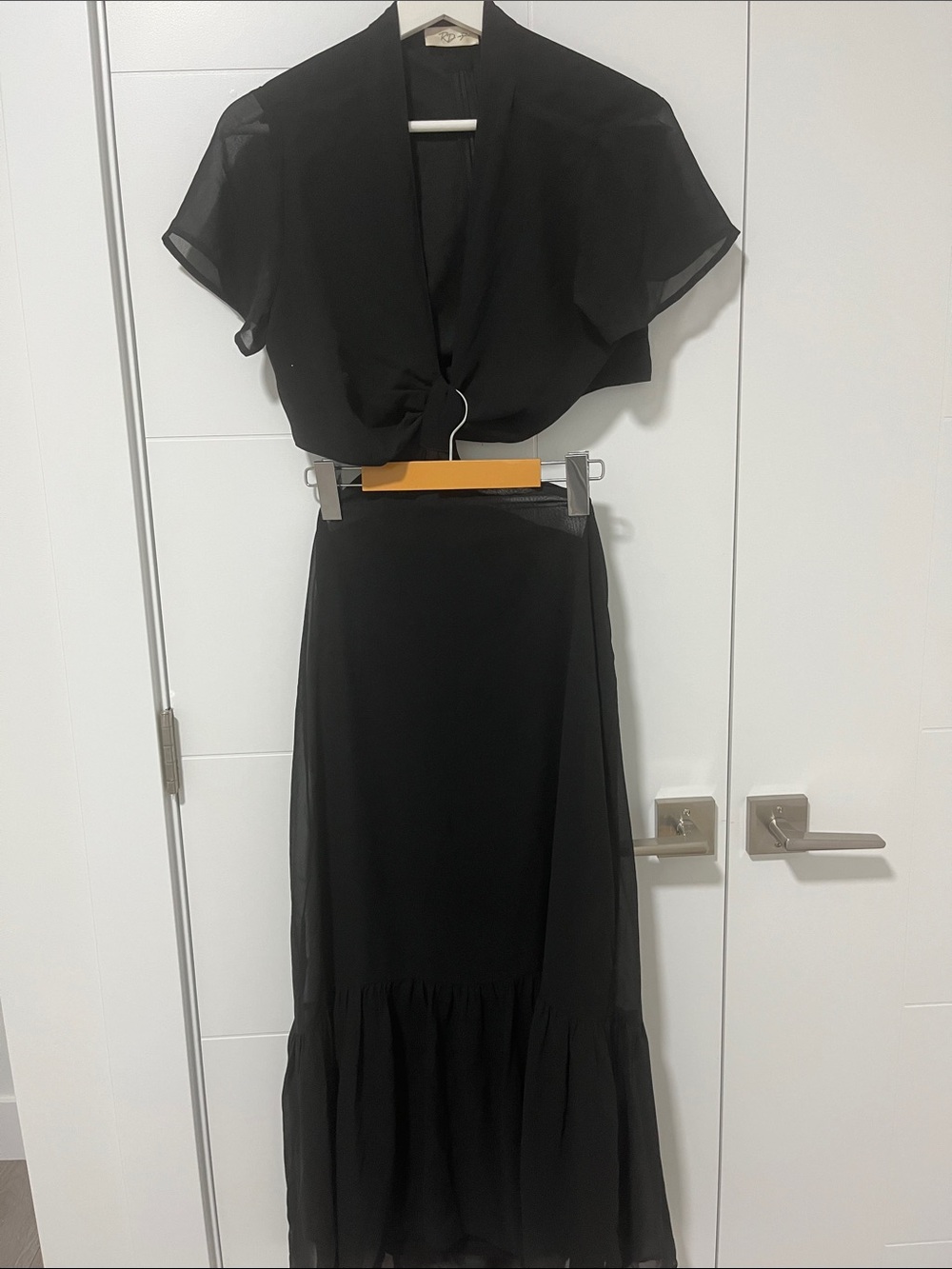 RD Style Black cut out dress